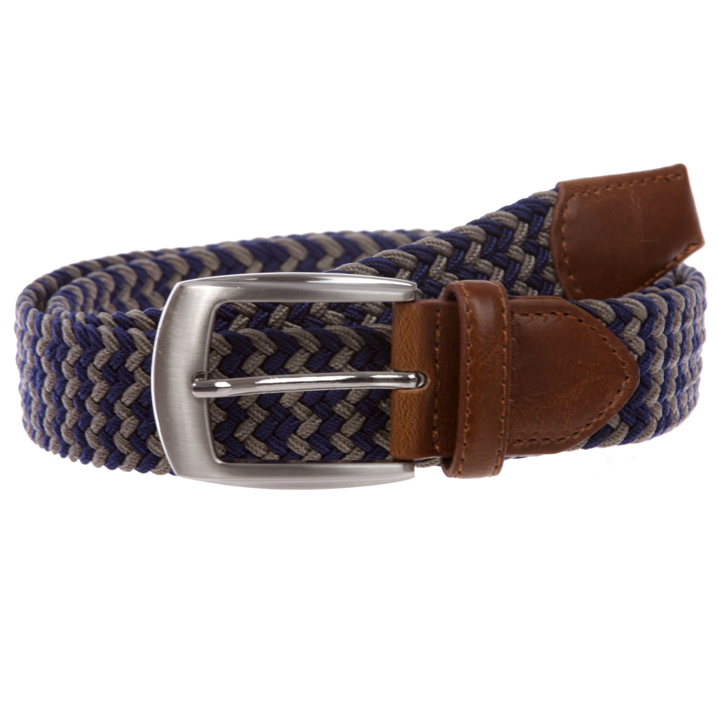 1 1/4" Braided Elastic Stretch Woven Belt - OnlineBelts