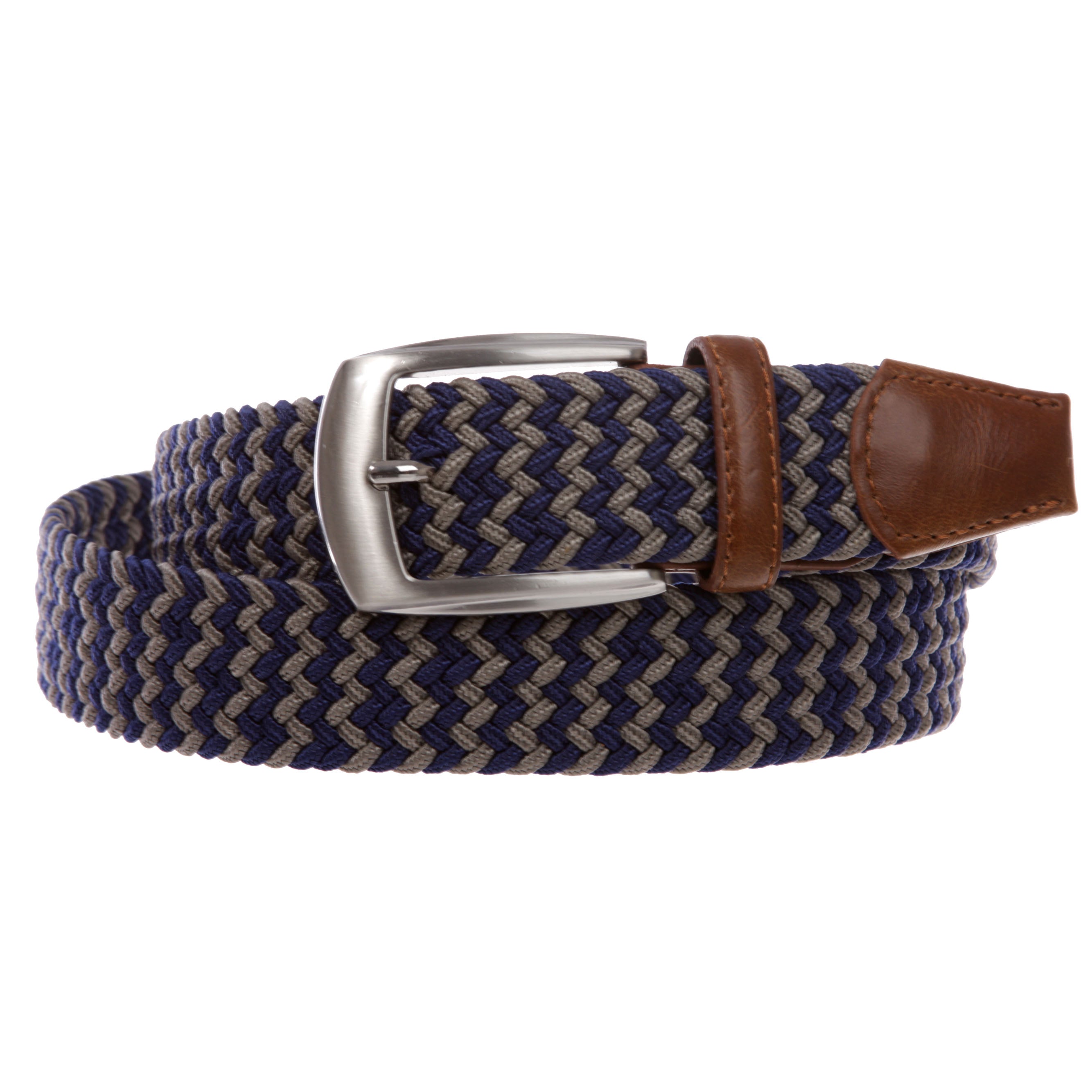 1 1/4" Braided Elastic Stretch Woven Belt - OnlineBelts