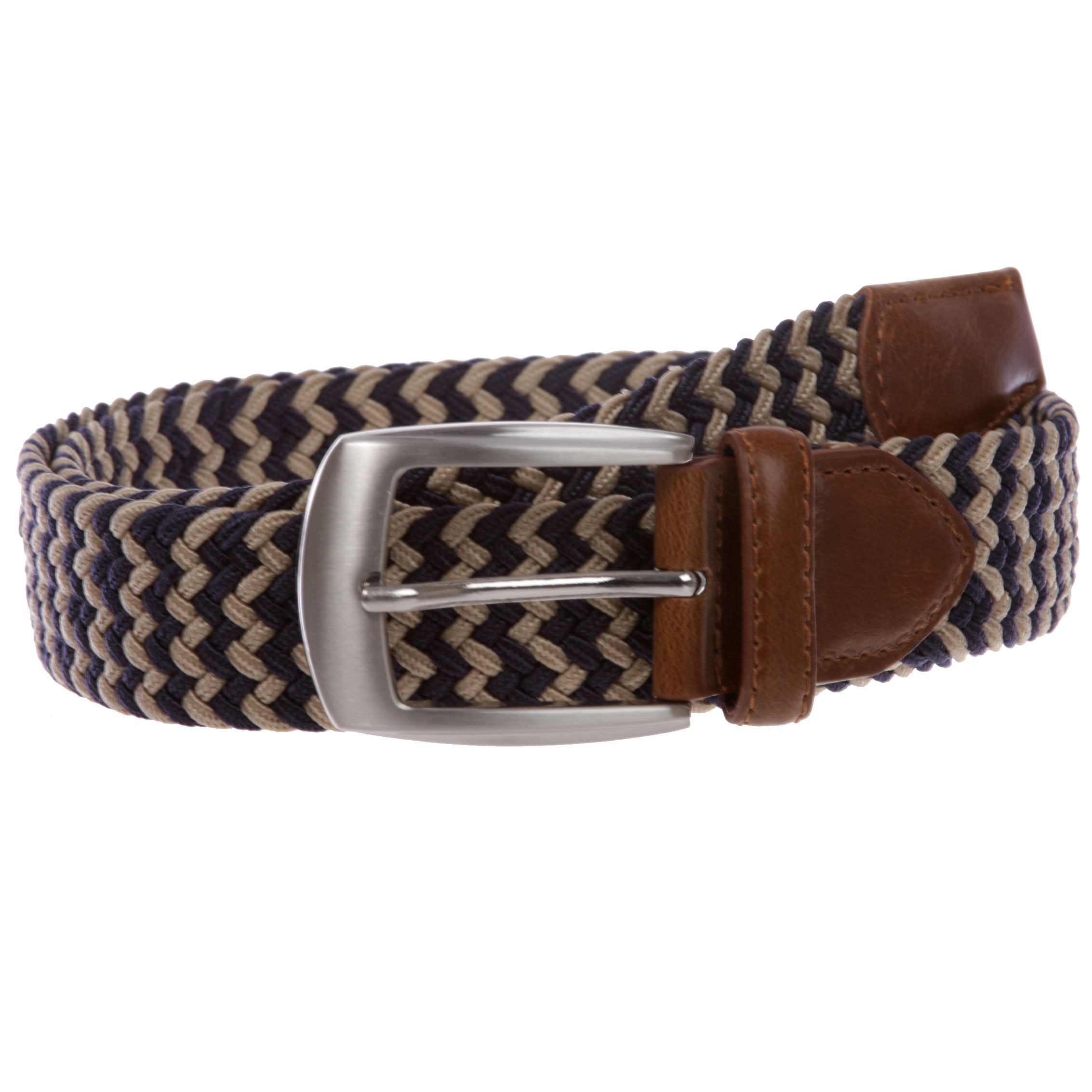 1 1/4" Braided Elastic Stretch Woven Belt - OnlineBelts