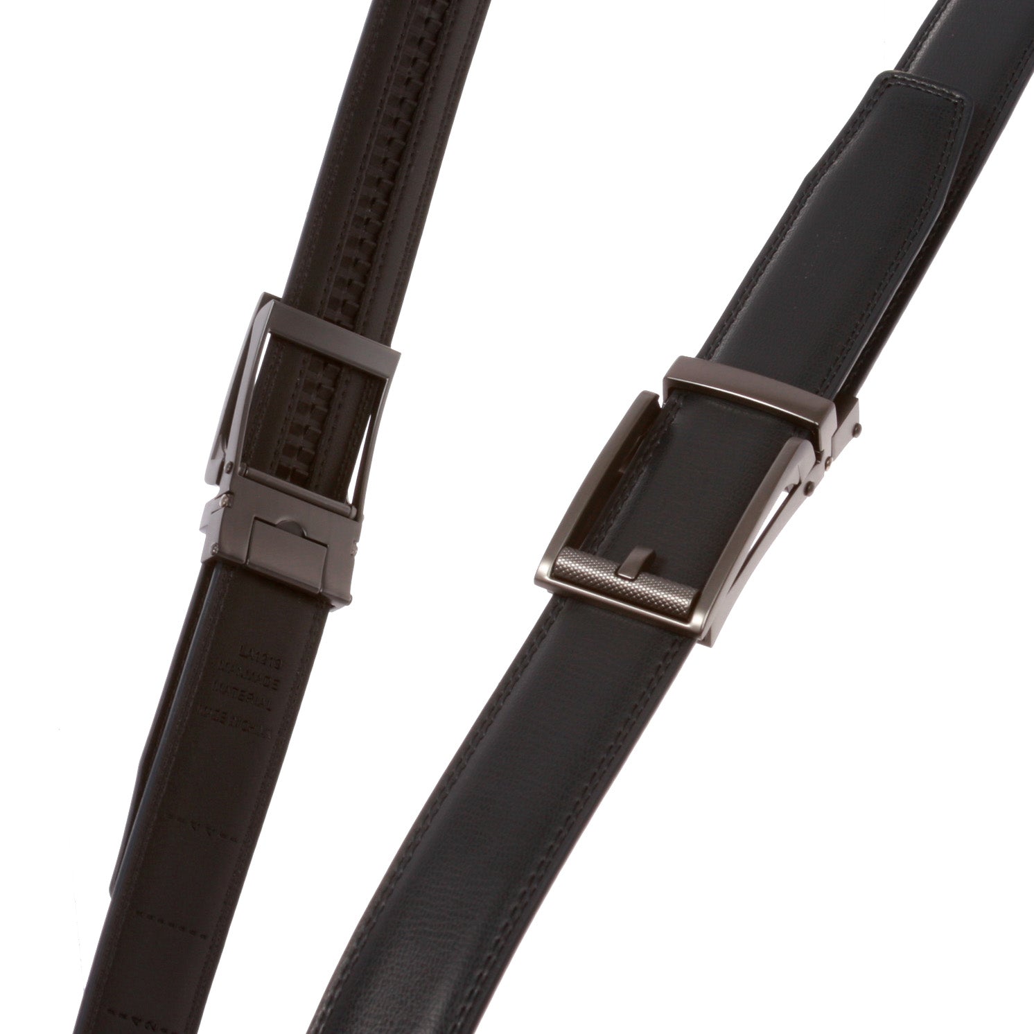 Men's Adjustable Automatic Ratchet Slide Perfect Fit Belt - OnlineBelts