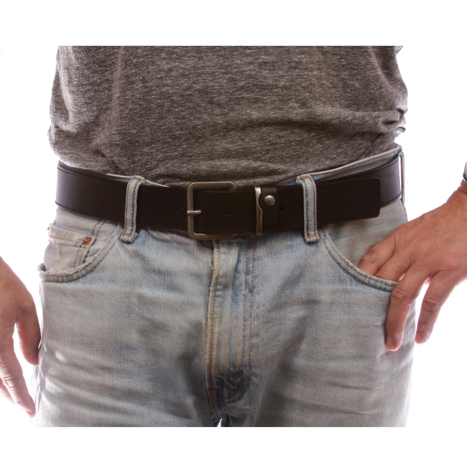 BELTISCOOL Men's Italian Leather Casual Jean Belt - OnlineBelts