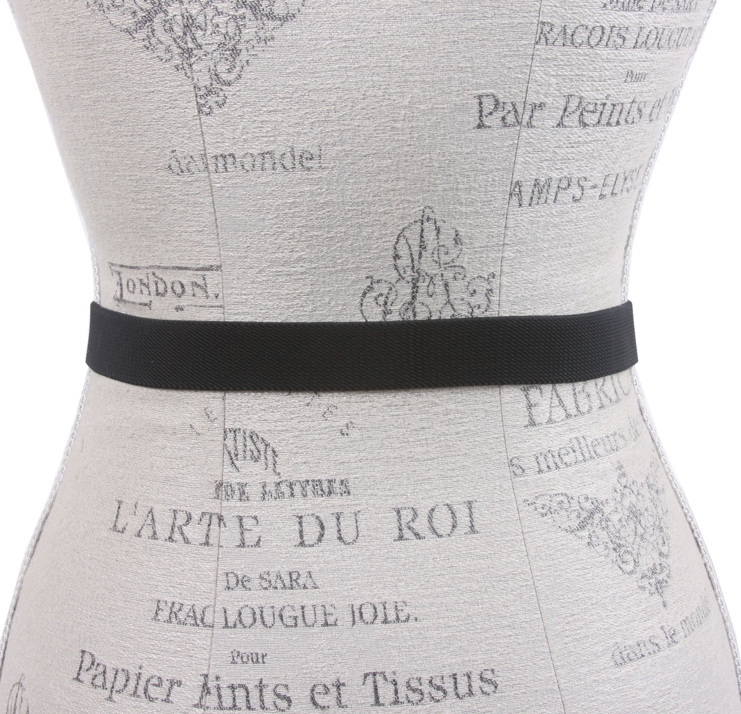 1" Ladies High Waist Rose Floral Fashion Stretch Belt Size: One - OnlineBelts