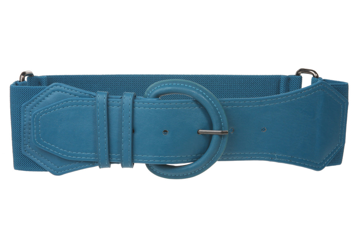 3" Wide High Waist Fashion Stretch Belt Size: One - OnlineBelts