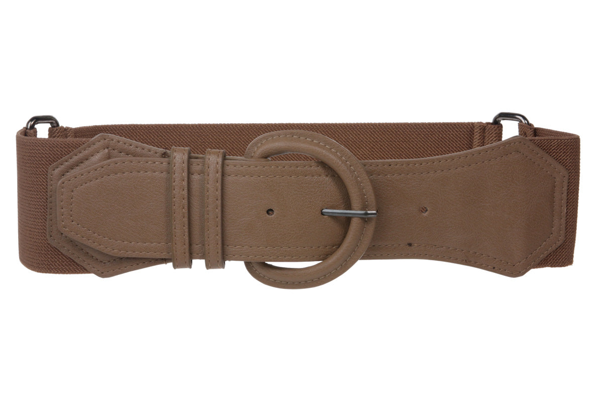 3" Wide High Waist Fashion Stretch Belt Size: One - OnlineBelts