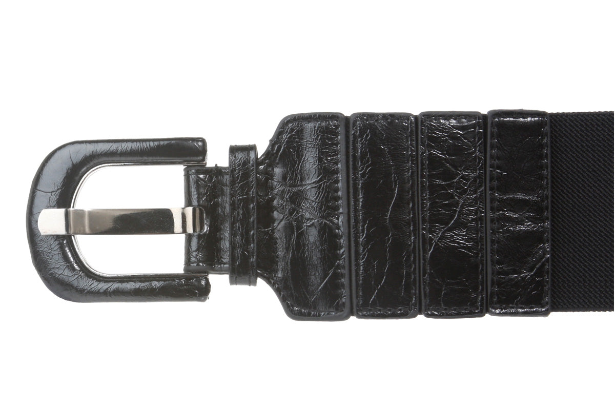 3" Wide High Waist Fashion Stretch Belt - OnlineBelts