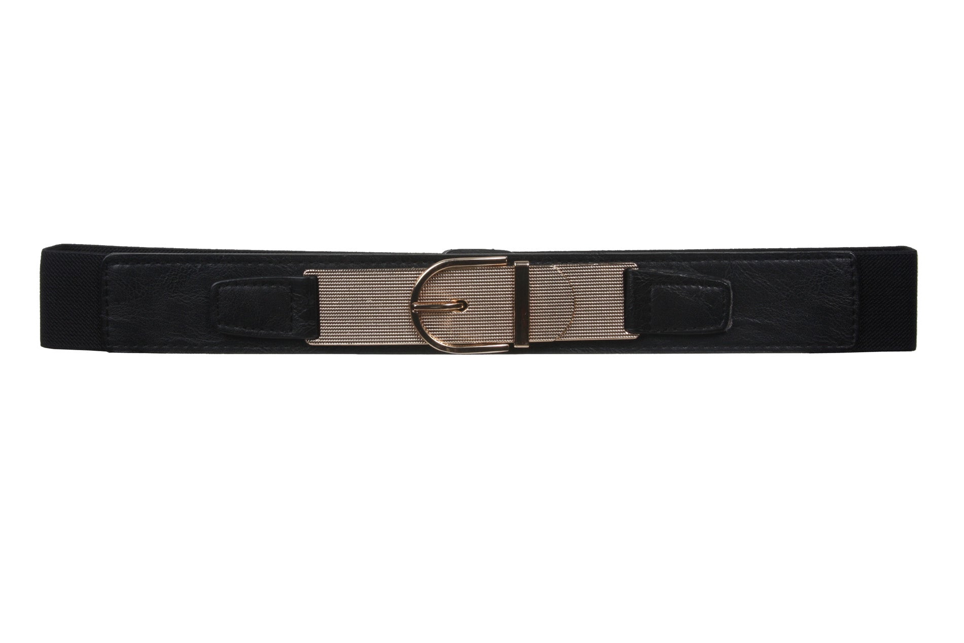 Ladies 1 1/2" Wide High Waist Elastic Fashion Belt Size: One - OnlineBelts