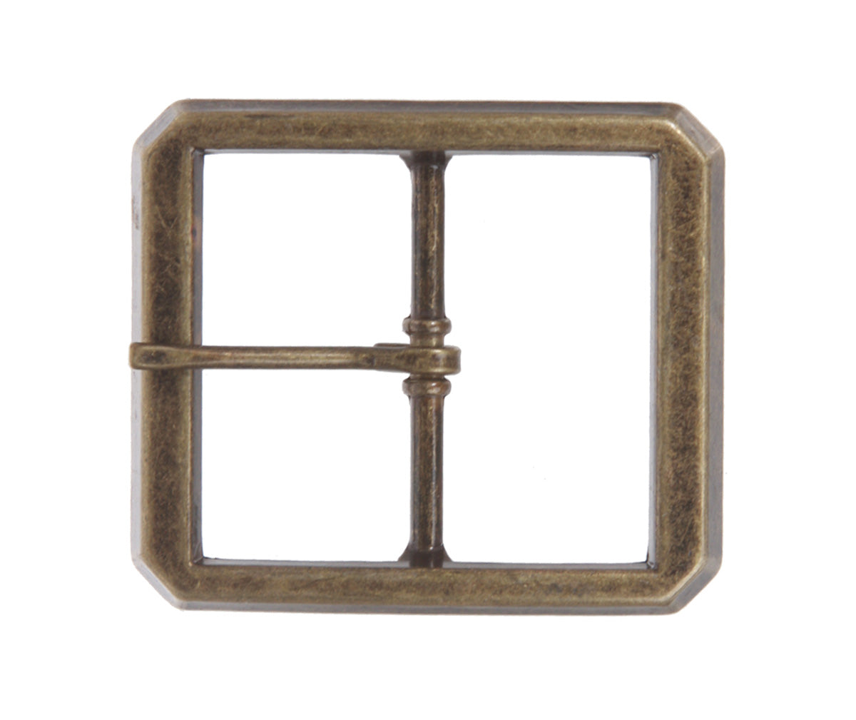 1 1/2" (38 mm) Single Prong Rectangular Belt Buckle - OnlineBelts
