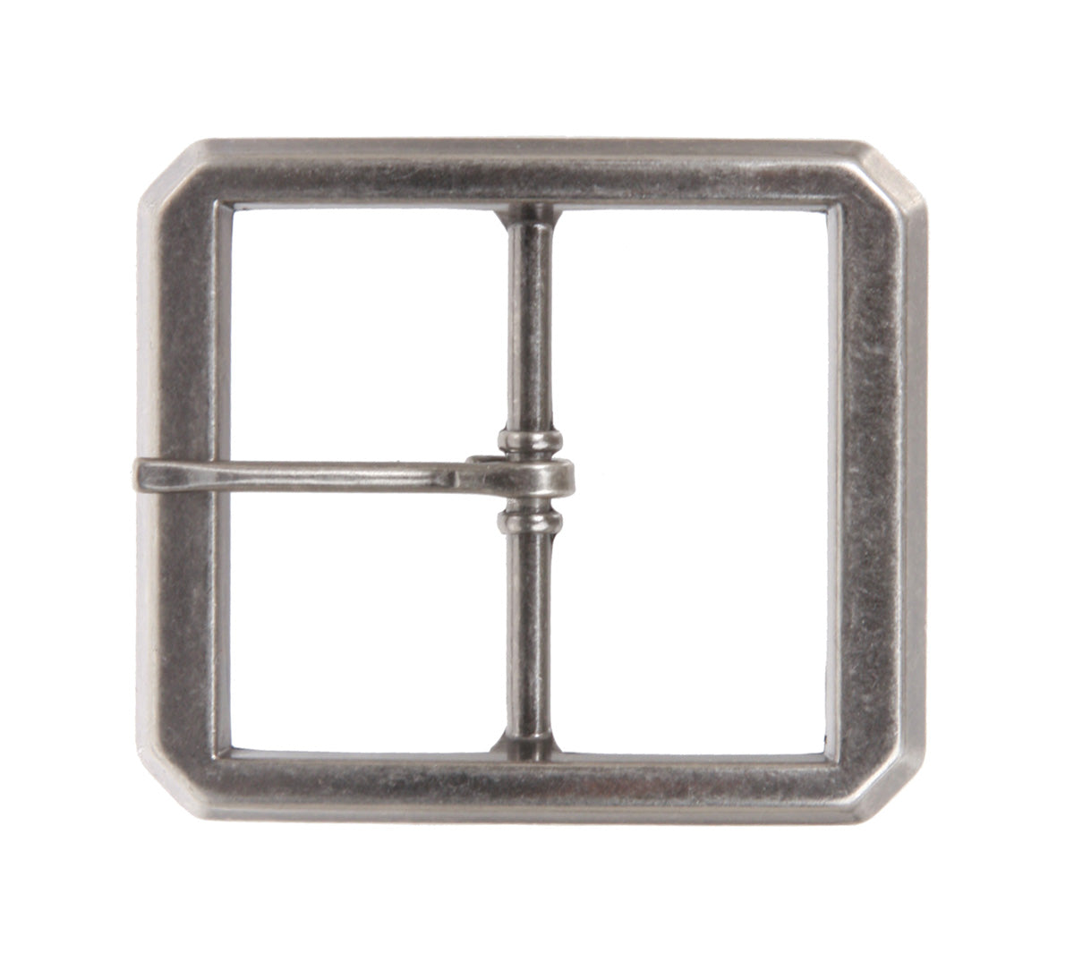 1 1/2" (38 mm) Single Prong Rectangular Belt Buckle - OnlineBelts