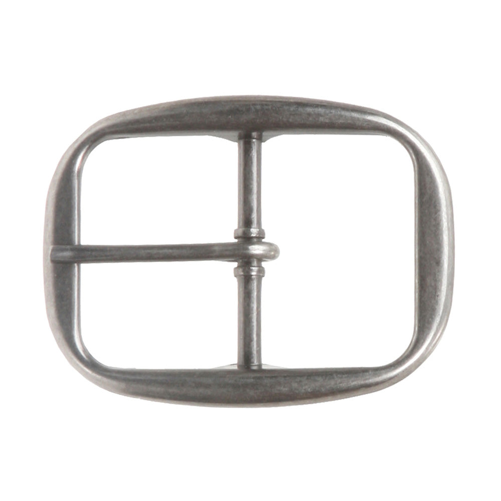 1 1/4" (32 mm) Single Prong Oval Center Bar Belt Buckle - OnlineBelts