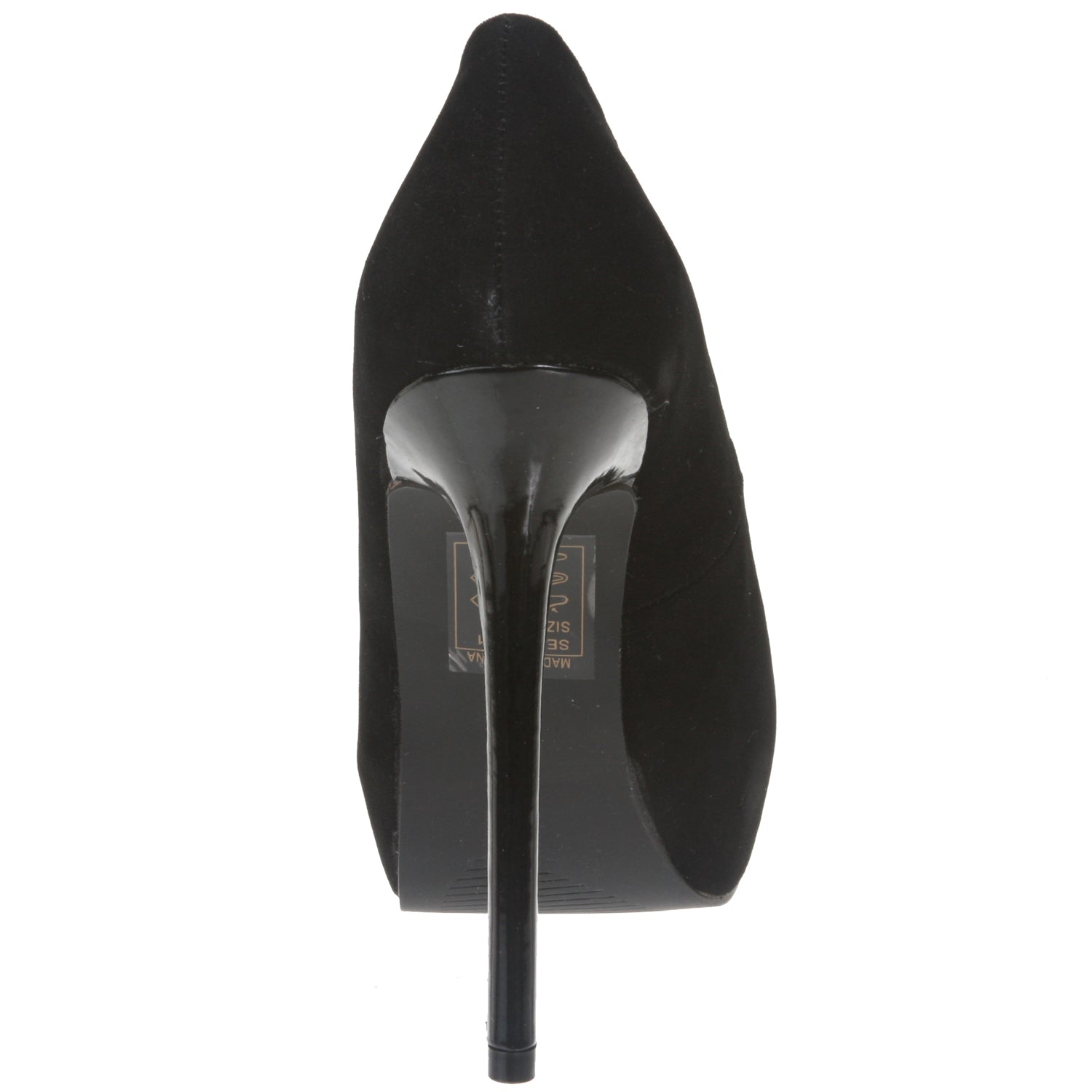 Breckelles Women's High Heel Suede Platform Open Toe Pumps - OnlineBelts