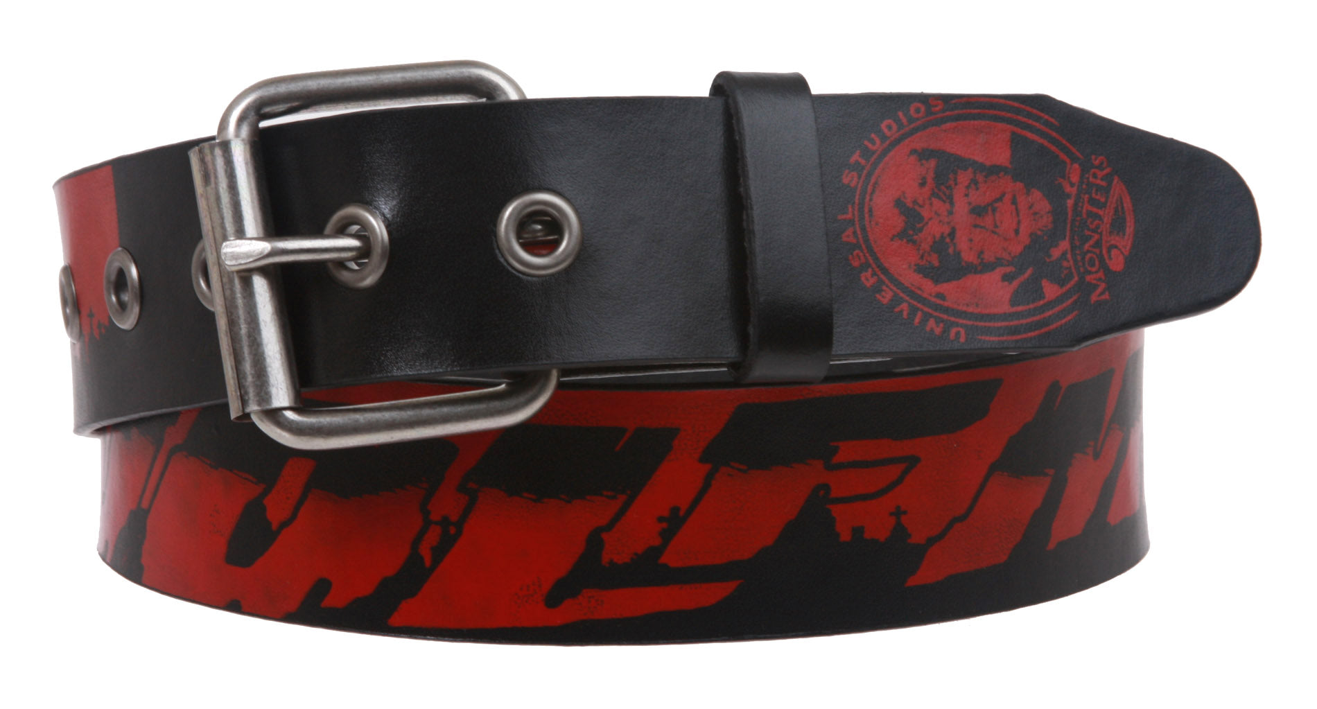 1 1/2" Snap on THE WOLF MAN Printed Belt