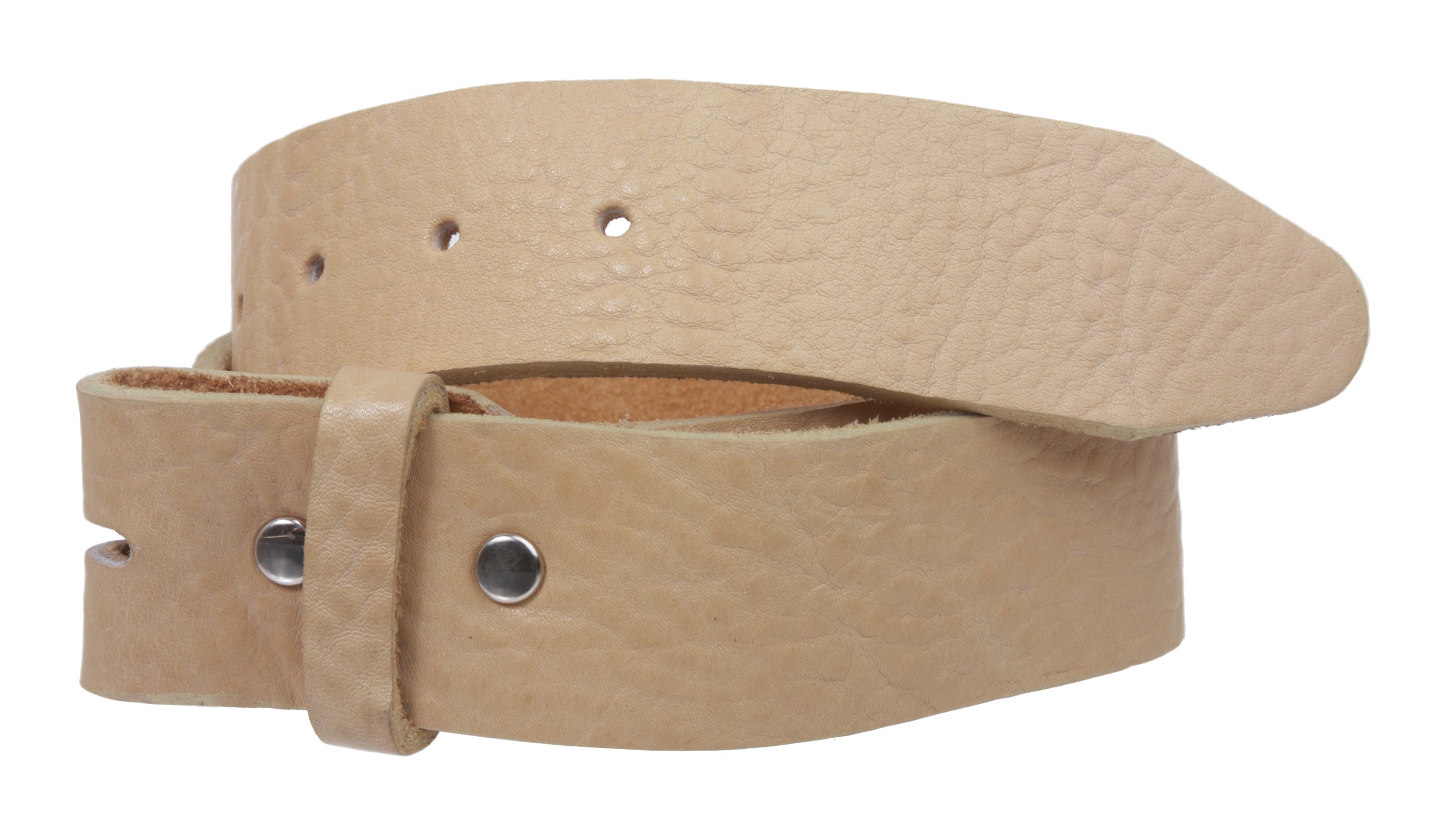 Snap On Soft Vintage Retro Pebble Print Genuine Leather Belt Strap