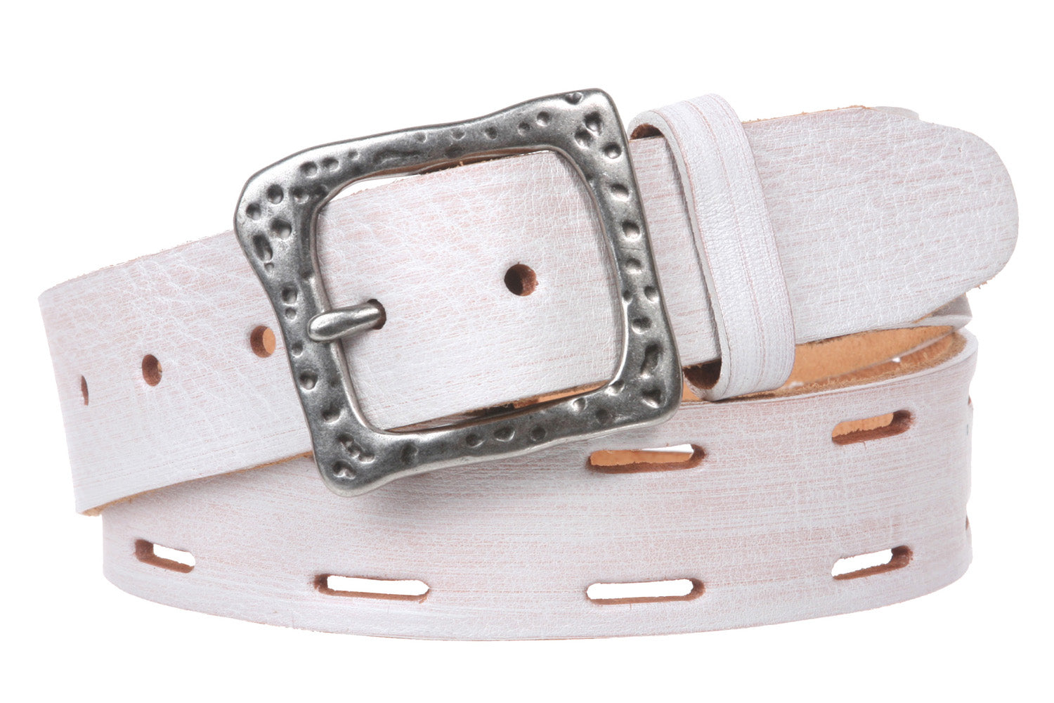 Snap On 1 1/2" Soft Hand Genuine Leather Casual Belt - OnlineBelts
