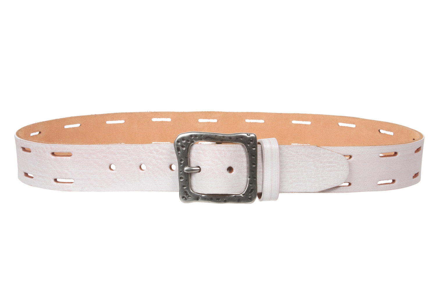 Snap On 1 1/2" Soft Hand Genuine Leather Casual Belt - OnlineBelts