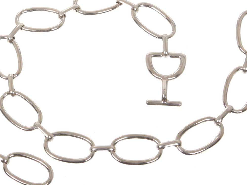 Oval Metal Chain Belt - OnlineBelts