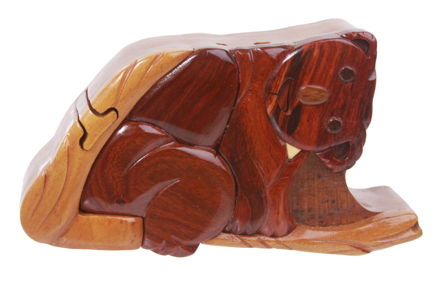 Handcrafted Wooden Koala Shape Secret Jewelry Puzzle Box - Koala - OnlineBelts