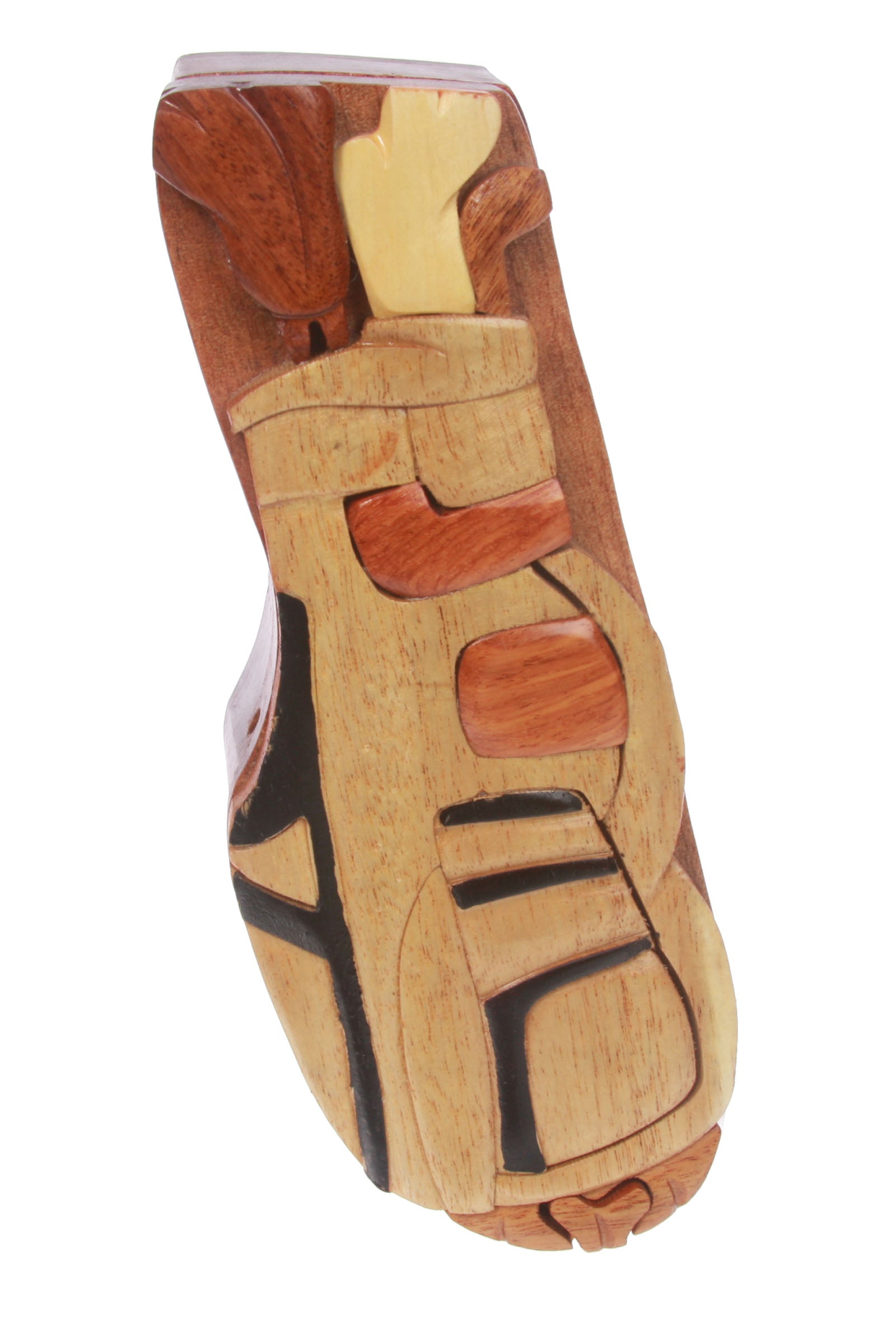 Handcrafted Wooden Golf set Shape Secret Jewelry Puzzle Box -Golf set - OnlineBelts