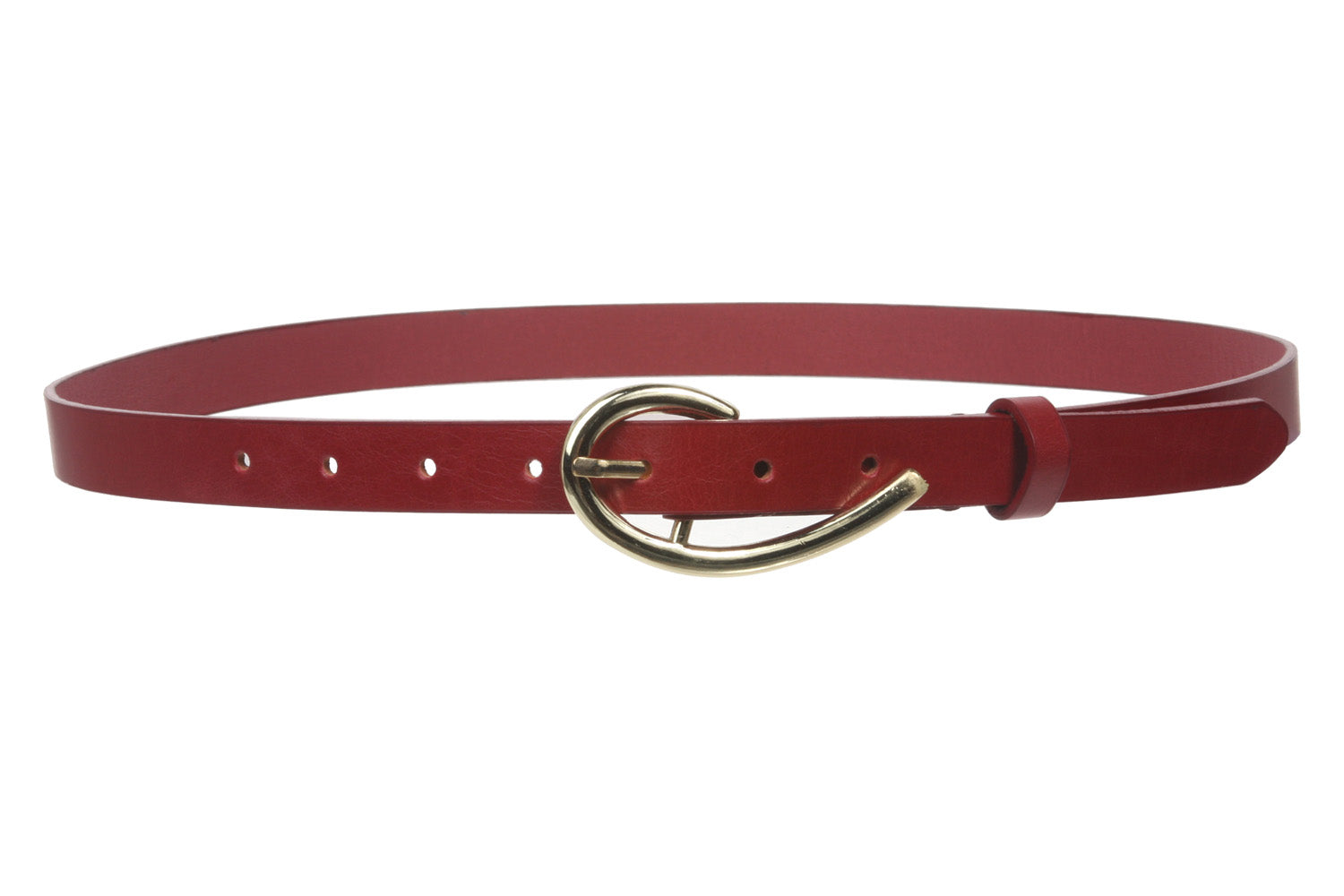 3/4 Inch (19mm) Skinny Faux Leather Fashion Belt Size: One- OnlineBelts