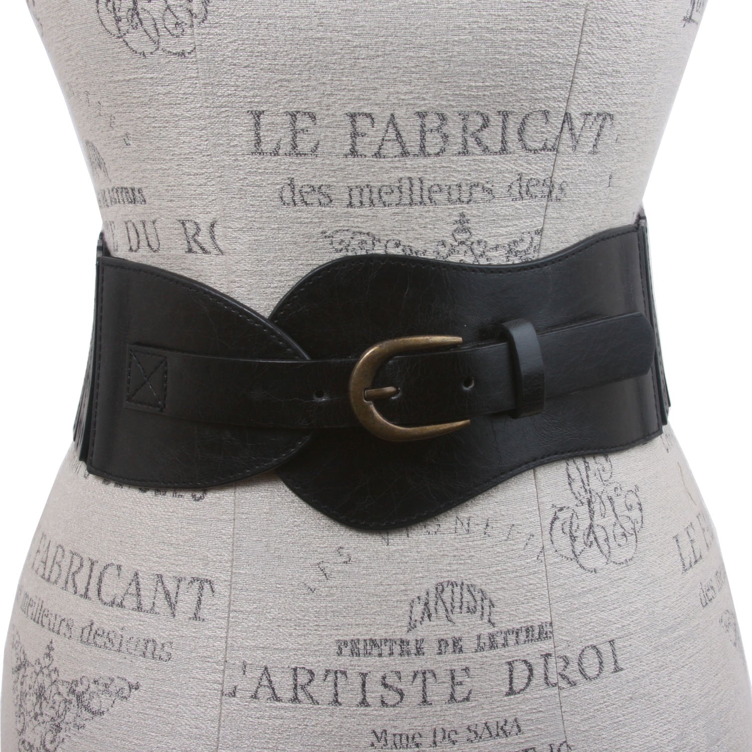 Women's 3" Wide High Waist Fashion Stretch Belt