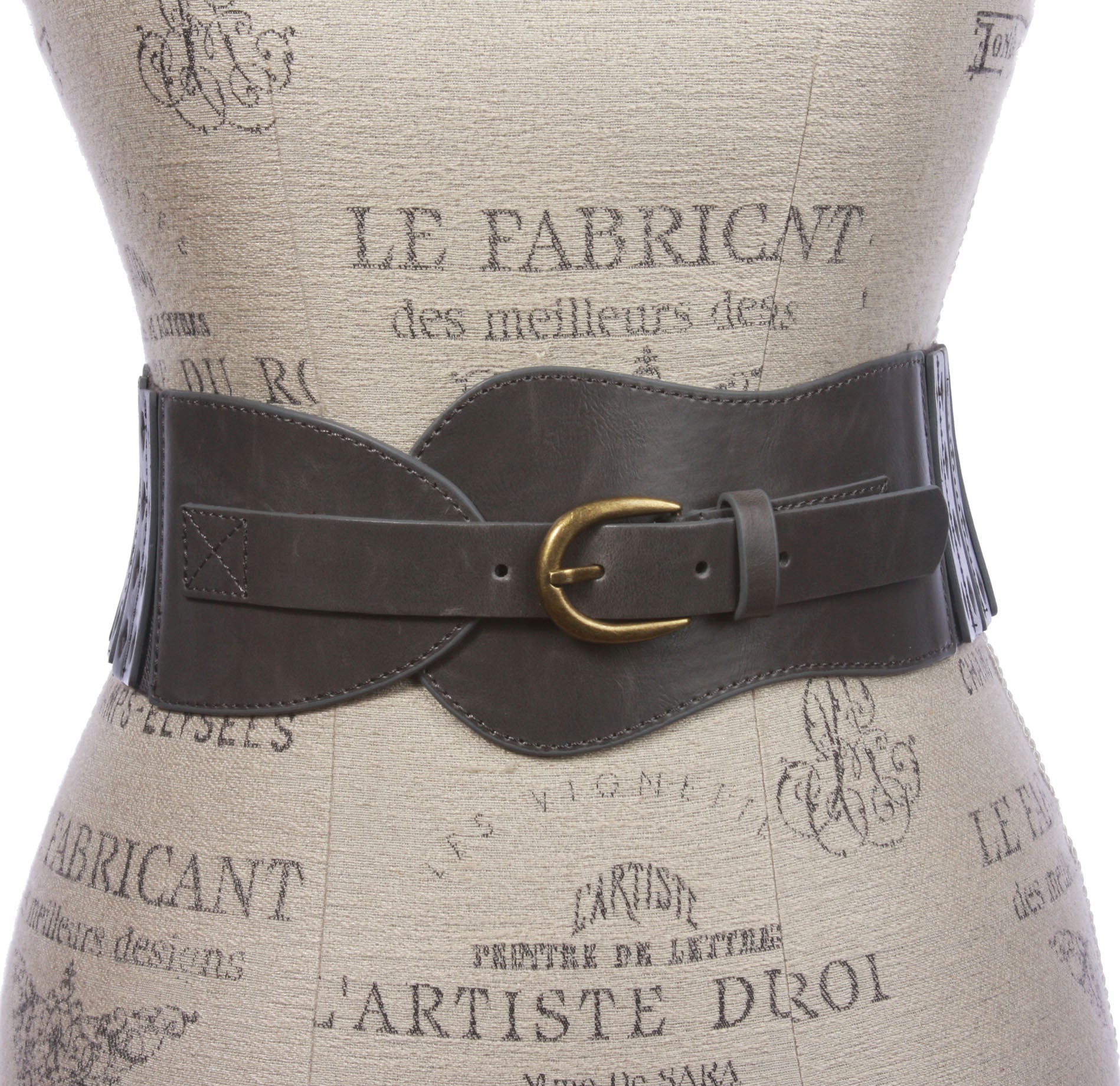 Women's 3" Wide High Waist Fashion Stretch Belt