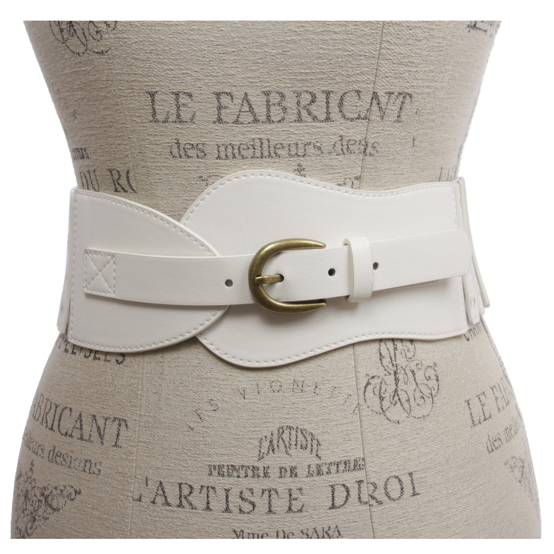 Women's 3" Wide High Waist Fashion Stretch Belt