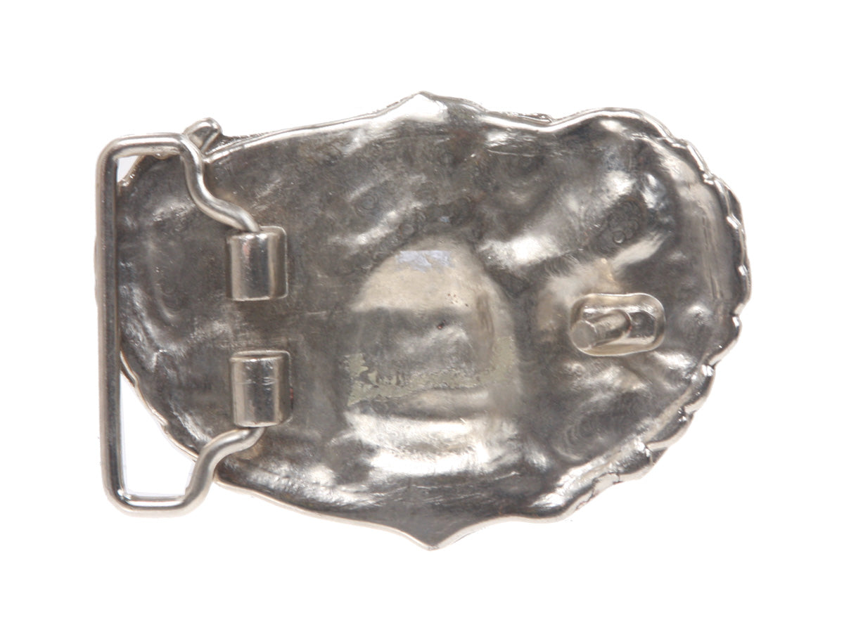 Winged Skull Roses Pirate Belt Buckle - OnlineBelts