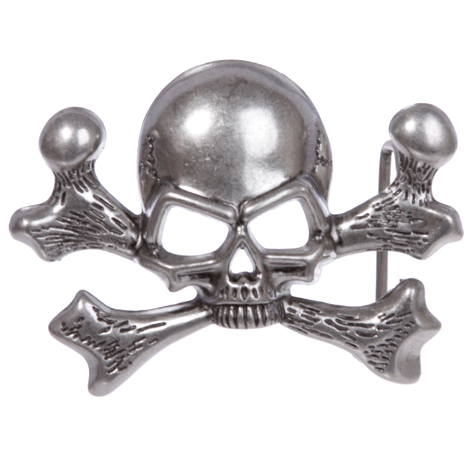 Skull and Cross Bone Pirate Belt Buckle - OnlineBelts
