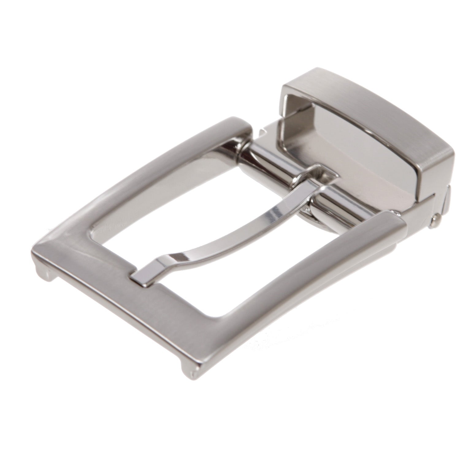 1 3/8 Inch (35 mm) Nickel Free Brass, Silver or Gold Clamp Belt Buckle