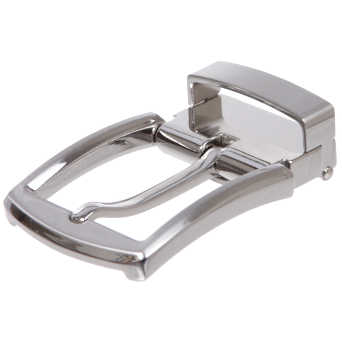 1 3/8 Inch (35 mm) Nickel Free Brass, Silver or Gold Clamp Belt Buckle