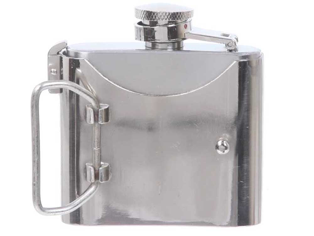 Rhinestone Marijuana Flask Belt Buckle - OnlineBelts