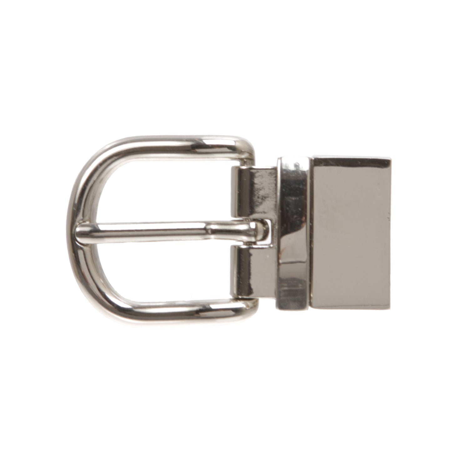 1" Reversible Silver Buckle with Screw Attachment – Fits 1 Inch Belt Straps - OnlineBelts