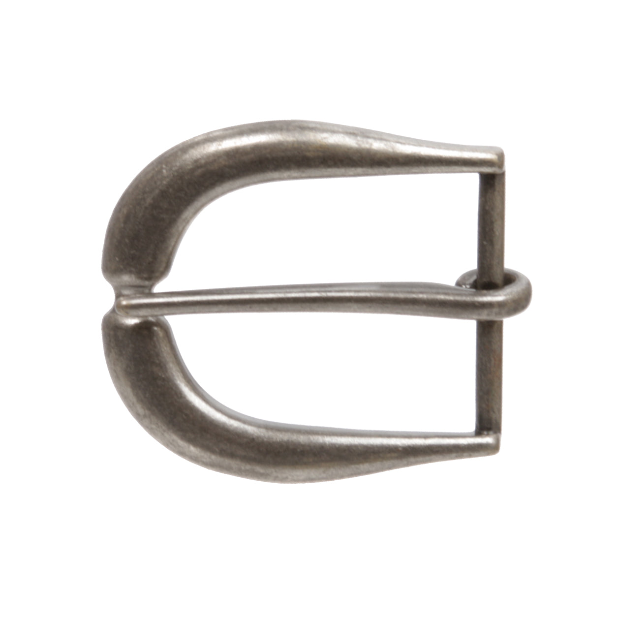 Single Prong Vintage Crescent Belt Buckle 1.5" Fit - Antique Silver/Brass - OnlineBelts