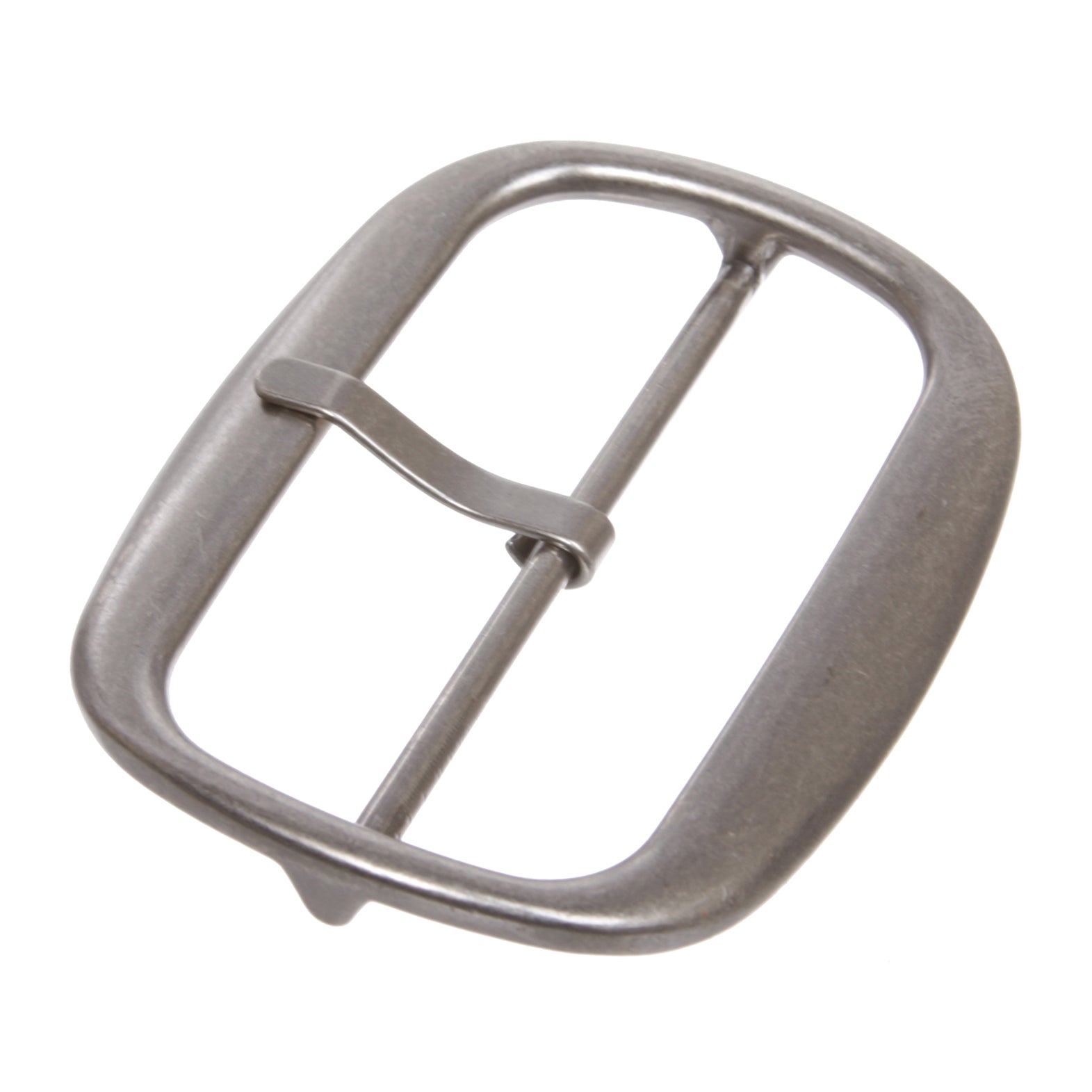 3" Center Bar Single Prong Oval Belt Buckle, Zinc Alloy Antique Silver Finish, Fits Up to 3 Inch Wide Straps