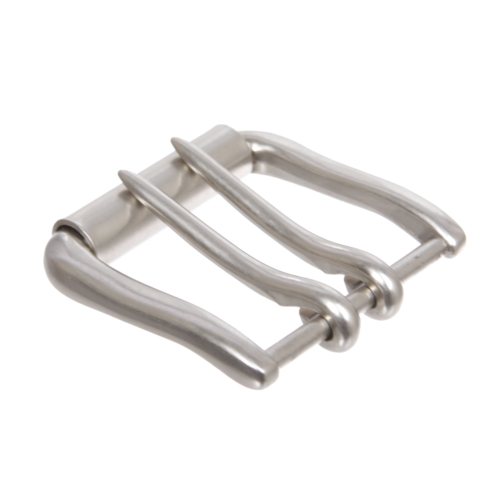 1 5/8" (40 mm) Nickel Free Double Prong Square Roller Belt Buckle