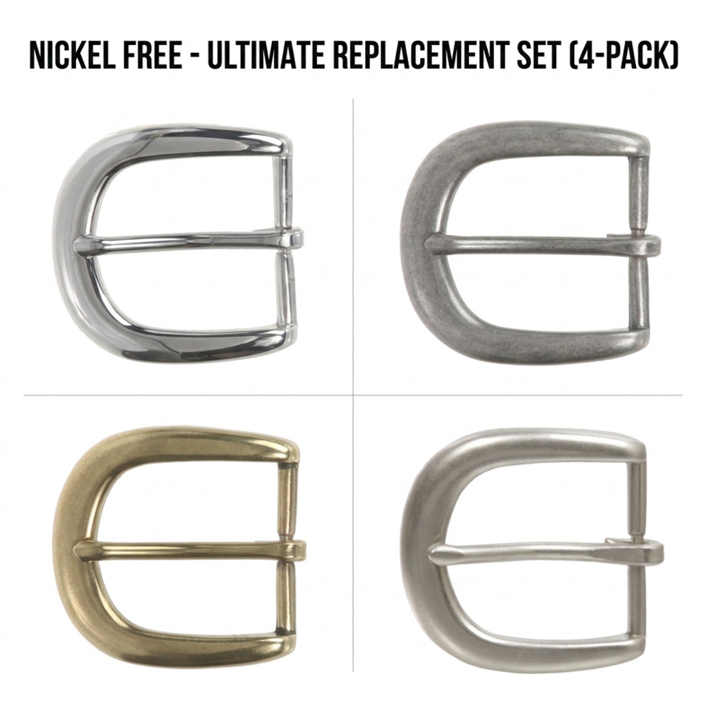 1 3/8" (35 mm) Nickel Free Single Prong Horseshoe Belt Buckle