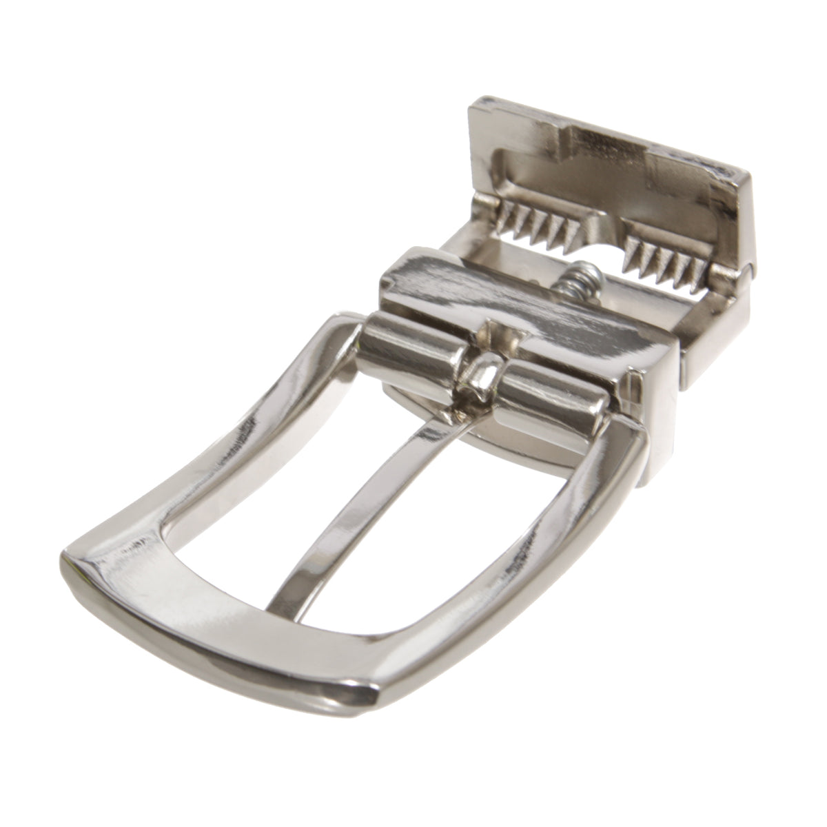 1 1/8 Inch (30 mm) Reversible Clamp Rectangular Belt Buckle