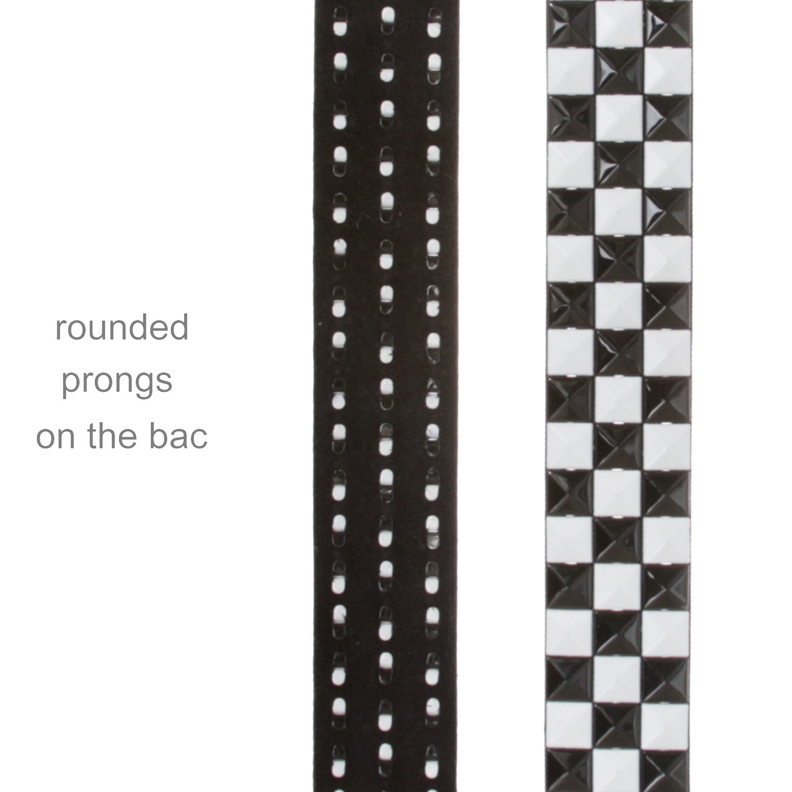 Pyramid Punk Rock Star Studded Checker Board Bonded Leather Belt