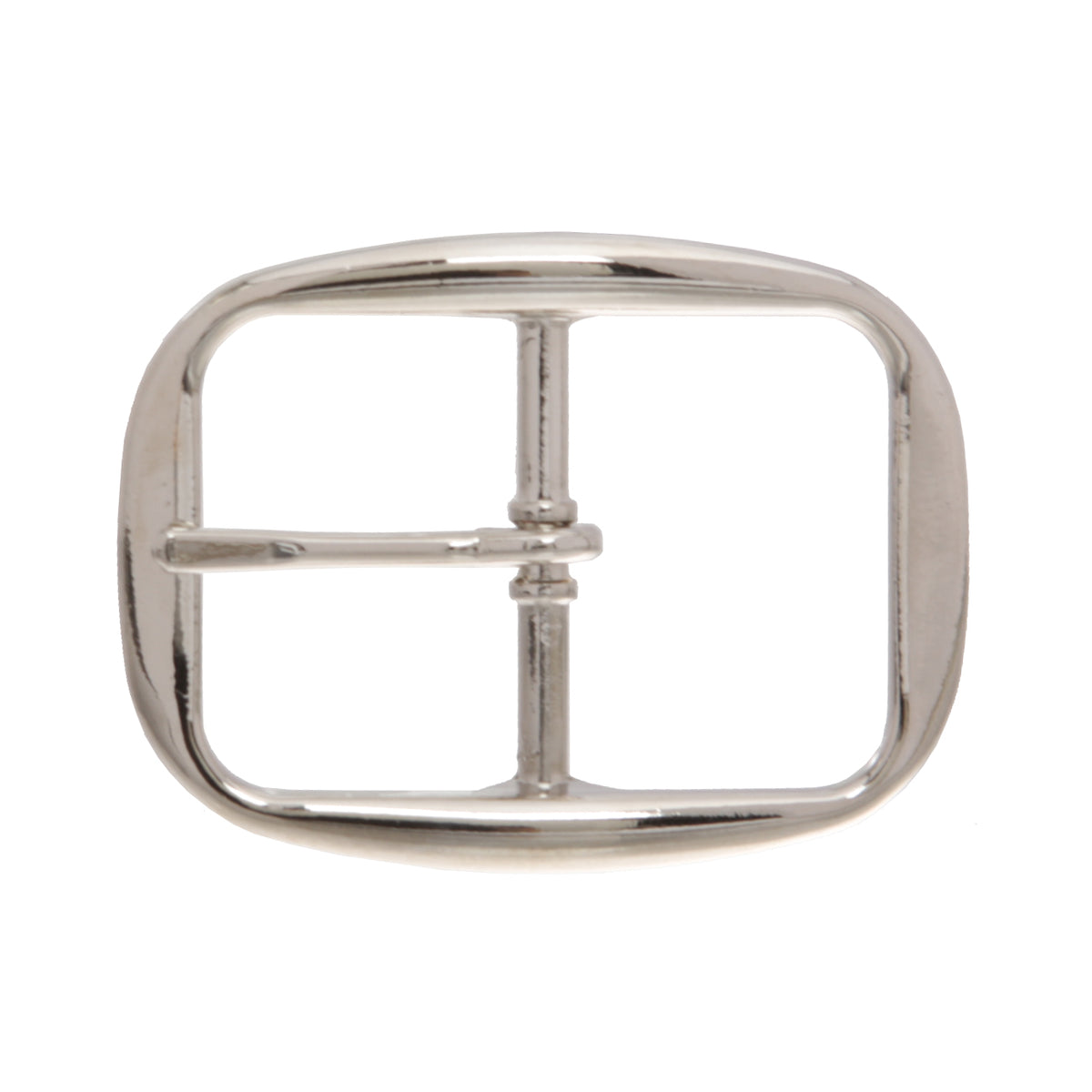 1 1/4" (32 mm) Single Prong Oval Center Bar Belt Buckle