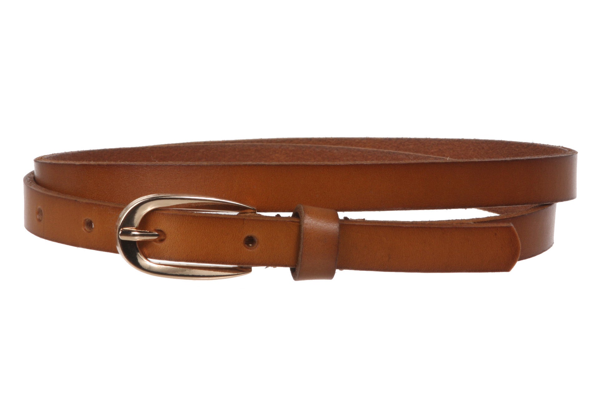 Women's 1/2" (13 mm) Skinny Cowhide Full Grain Leather Dress Belt Women's 1/2" (13 mm) Skinny Cowhide Full Grain Leather Dress Belt