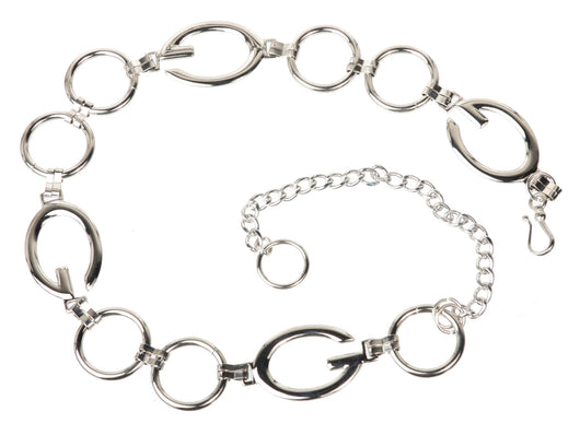 One Size Fits All Metal Circle Chain Belt