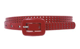 5/8 Inch Wide Patent Skinny Leather Belt