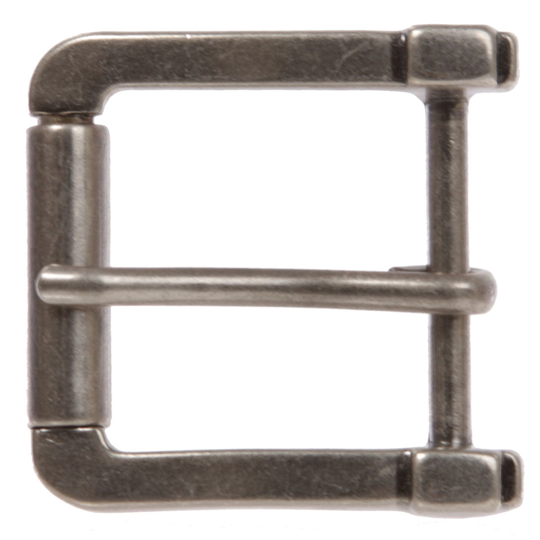 1 1/2" (38 mm) Single Prong Rectangular Square Roller Belt Buckle