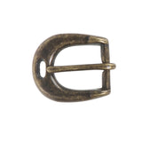 3/4" (19 mm) Single Prong Solid Brass Horseshoe Belt Buckle