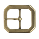 1 5/8" (40 mm) Nickel Free Center Bar Single Prong Octagon Belt Buckle
