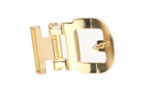 1 1/8 Inch (28 mm) Gold Clamp Belt Buckle