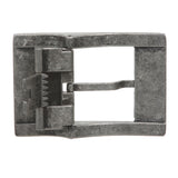 1 1/2" Clamp On Rectangular Single Prong Buckle with Free Belt Strap