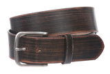1 3/4" (45 mm) Cowhide Vintage Retro Distressed Solid Leather Belt