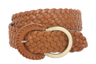 CHINESE LAUNDRY Ladies Semi-covered Non Leather Braided Belt