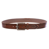 Men's 1 3/4" Western Vintage/Distressed Stitching  Genuine Leather Casual Belt