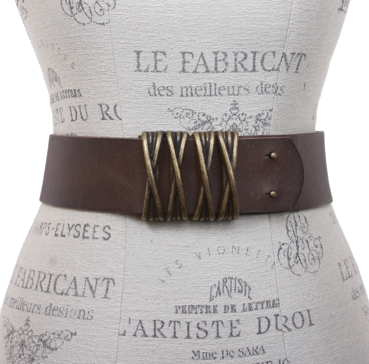 2842 Women\'s Leather Belt Skinny Waist Belts Full Grain Vintage Finish Hand Women main image 4
